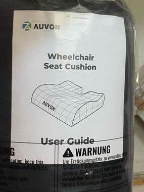AUVON Memory Foam Wheelchair Seat Cushion